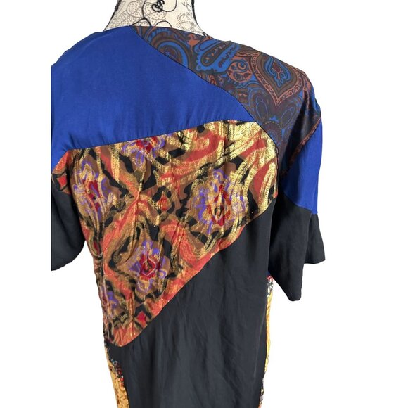 HD IN PARIS Anthropologie Fabric Brocade Shift Dress Size US 6 - Picture 4 of 6